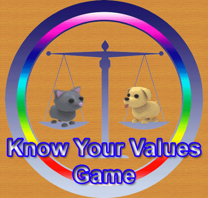 Know Your Values Game